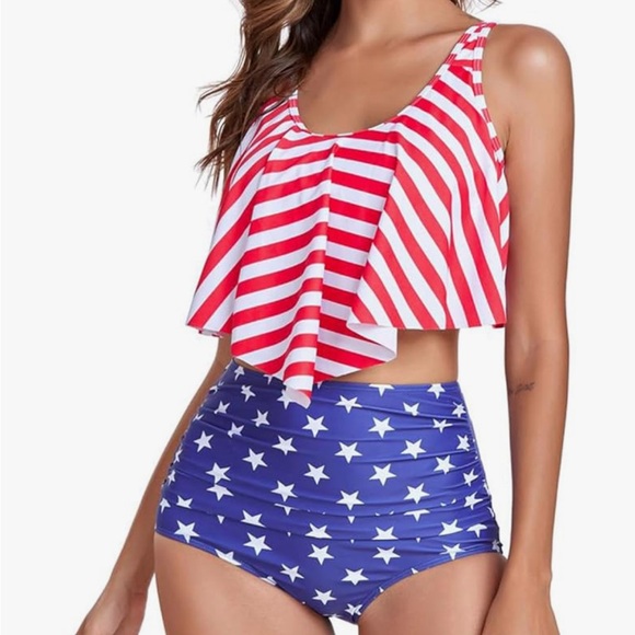 Coskaka American Flag Swim - Picture 3 of 5